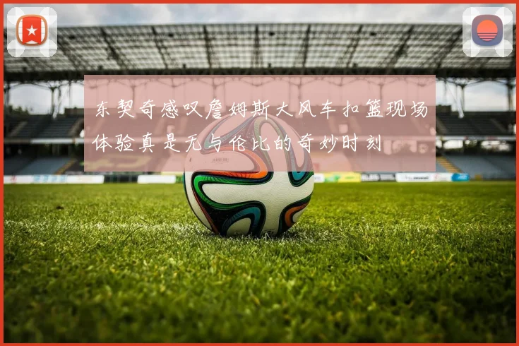 东契奇感叹詹姆斯大风车扣篮现场体验真是无与伦比的奇妙时刻
